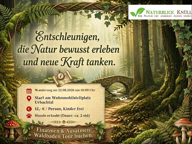 Entschleunigen, die NAtur bewusst erleben