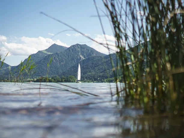 Segelboot auf dem Schliersee