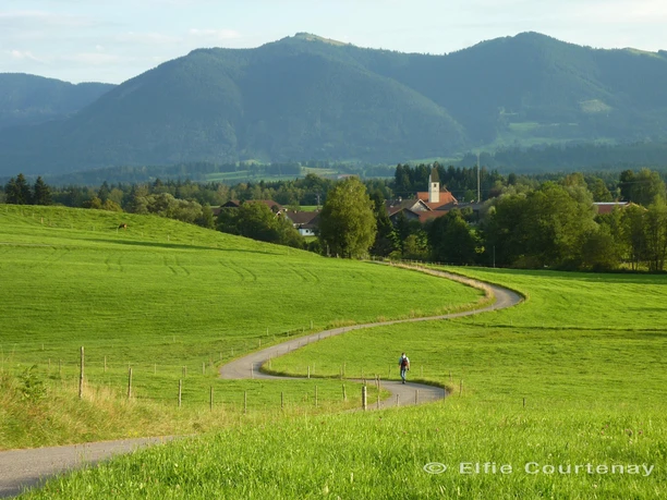 Fernwanderweg - Meditationsweg, 2. Etappe - Blick Richtung Schöffau