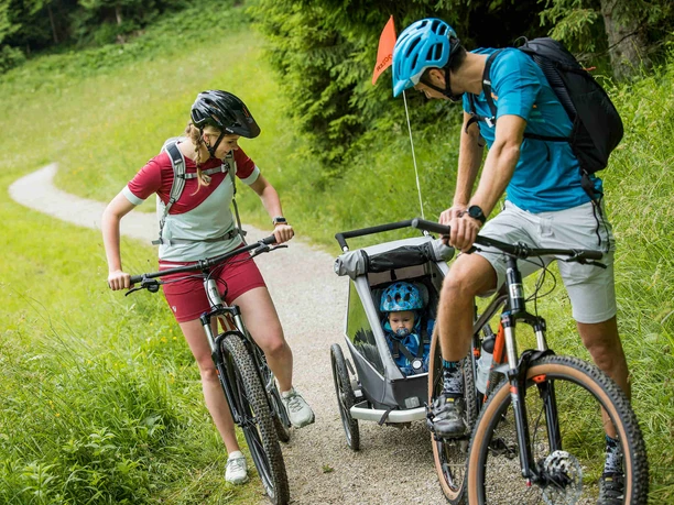 Familienradtour Ammergauer Alpen