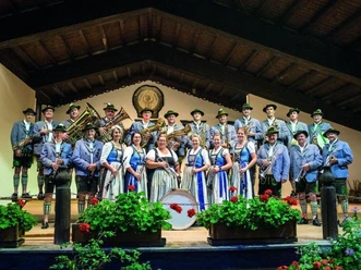 Gruppenbild der Musikkapelle Grainau