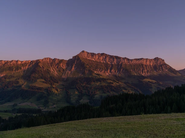 Abendstimmung auf der Marbachegg, Foto: Laila Bosco