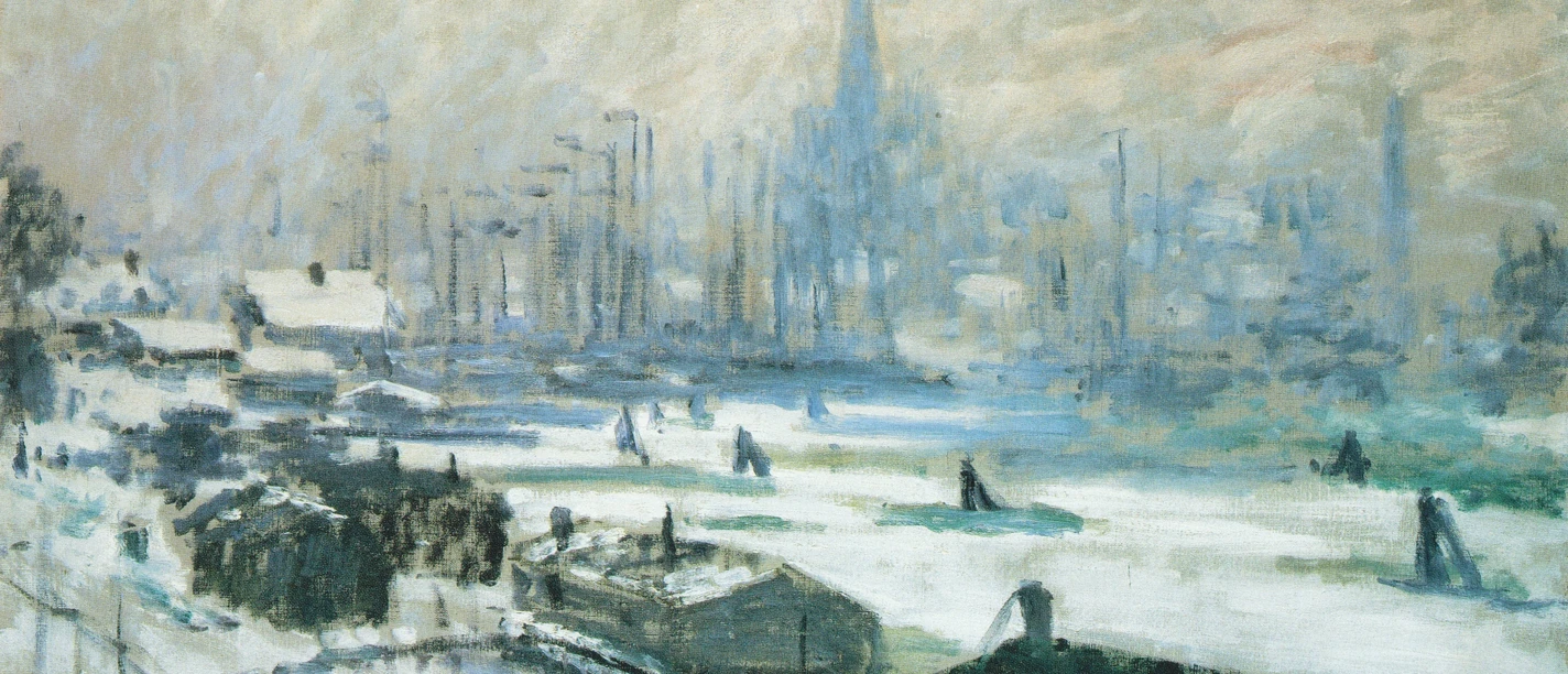 Monet Claude, Neige à Amsterdam 1874, The Rosengart Collection Museum, Lucerne