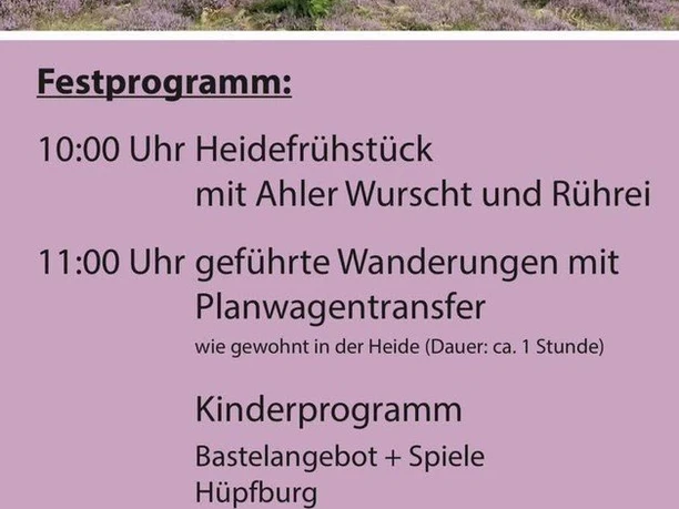 Programm Heidefest 2026
