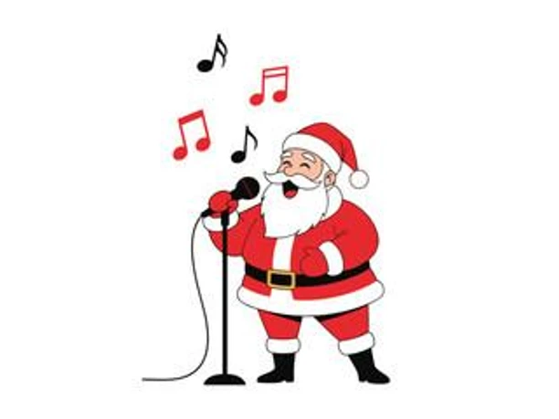 Weihnachtsmann singt