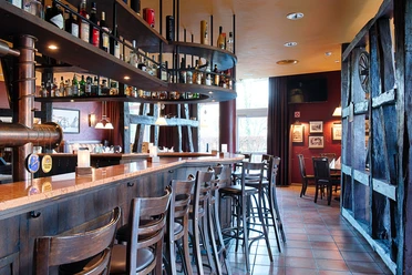 The bar at Plückers Restaurant in the Welcome Hotel Paderborn