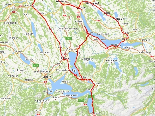 Streckenkarte