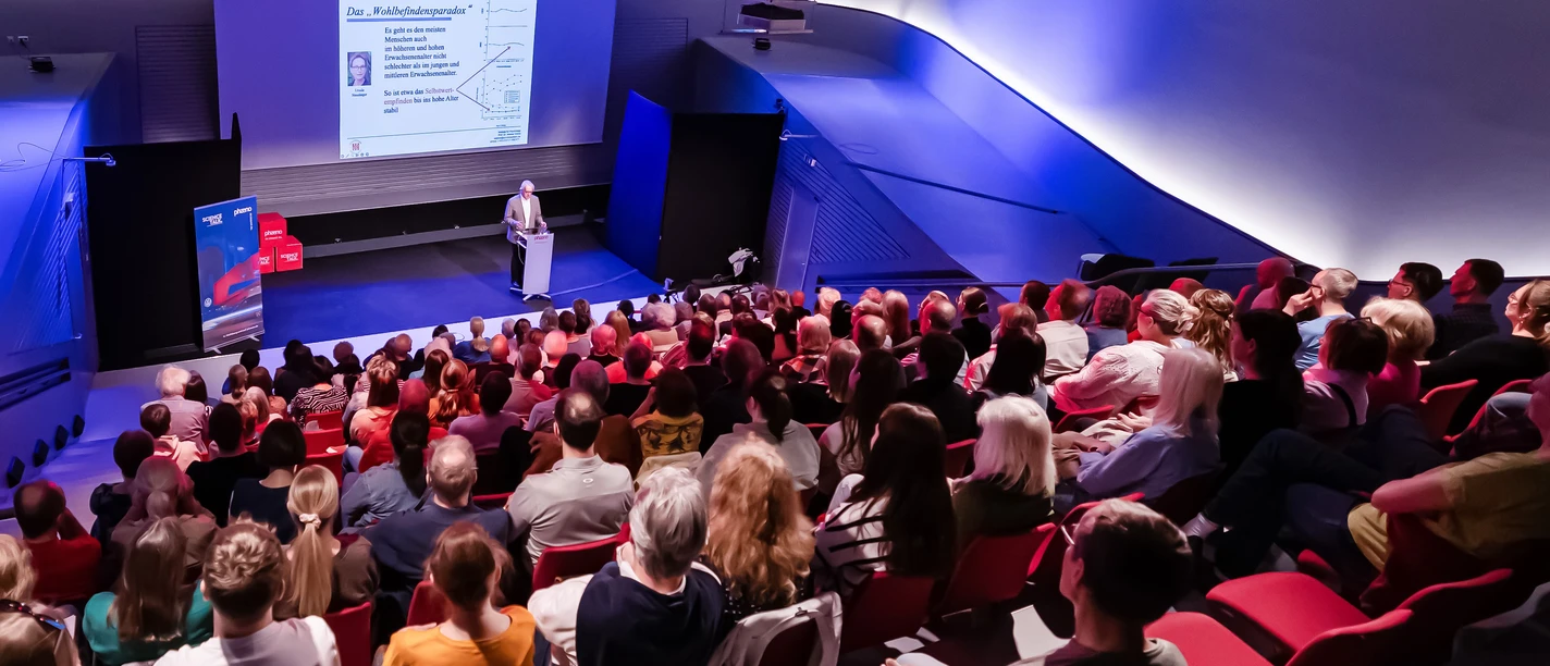 Gut besuchter Vortrag im Rahmen eines Science Talk