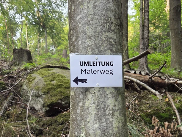 Umleitung Malerweg
