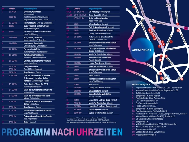 Programm Kulturnacht