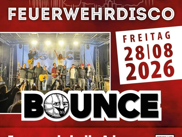 plakat Feuerwehr Disco