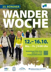 Flyer Bürener Wanderwoche 2026
