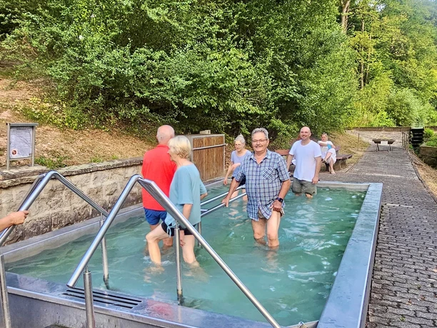 Wassertretbecken im Heiertal
