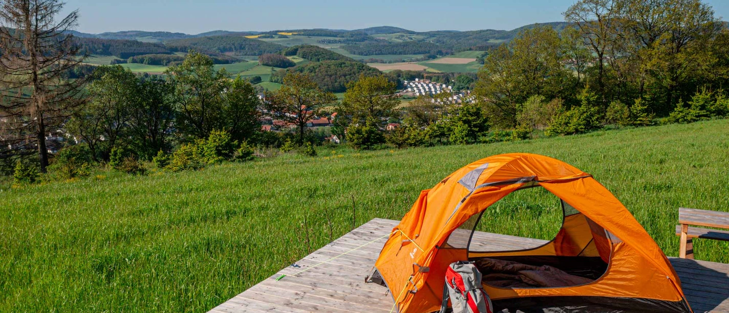 Trekking auf dem Diemelsteig