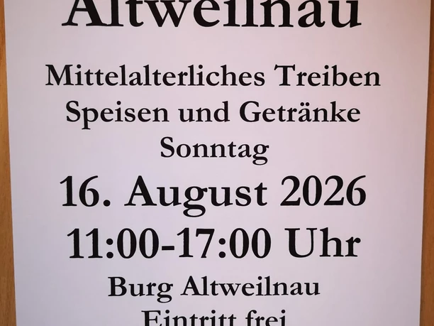 Plakat zum Tag der offenen Tür
