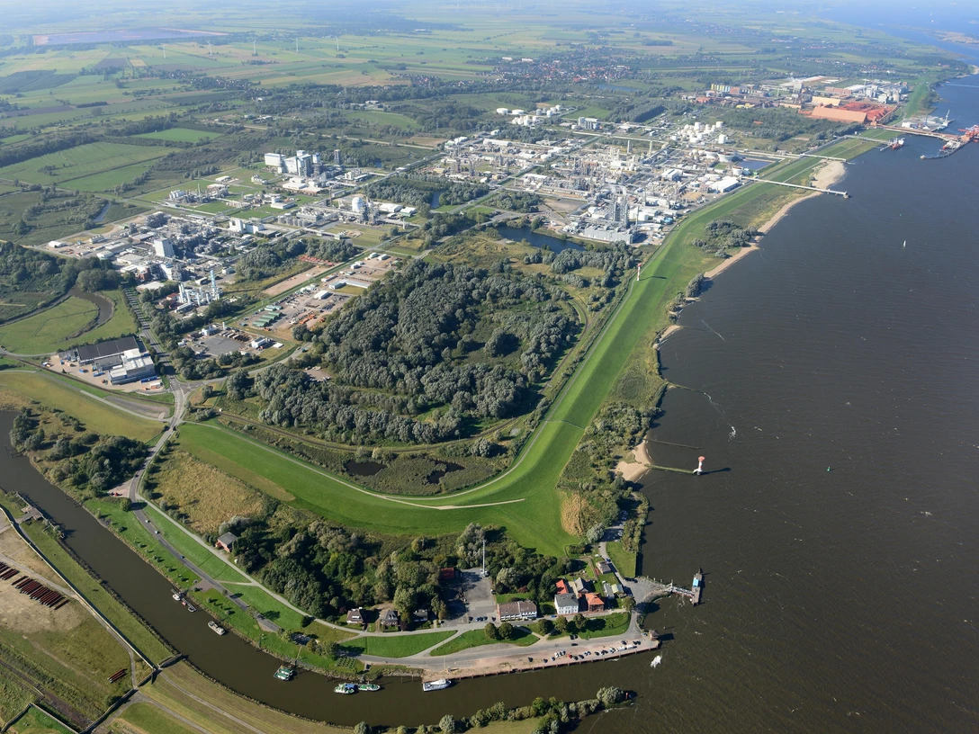 Luftbild Chemocoastpark Stade