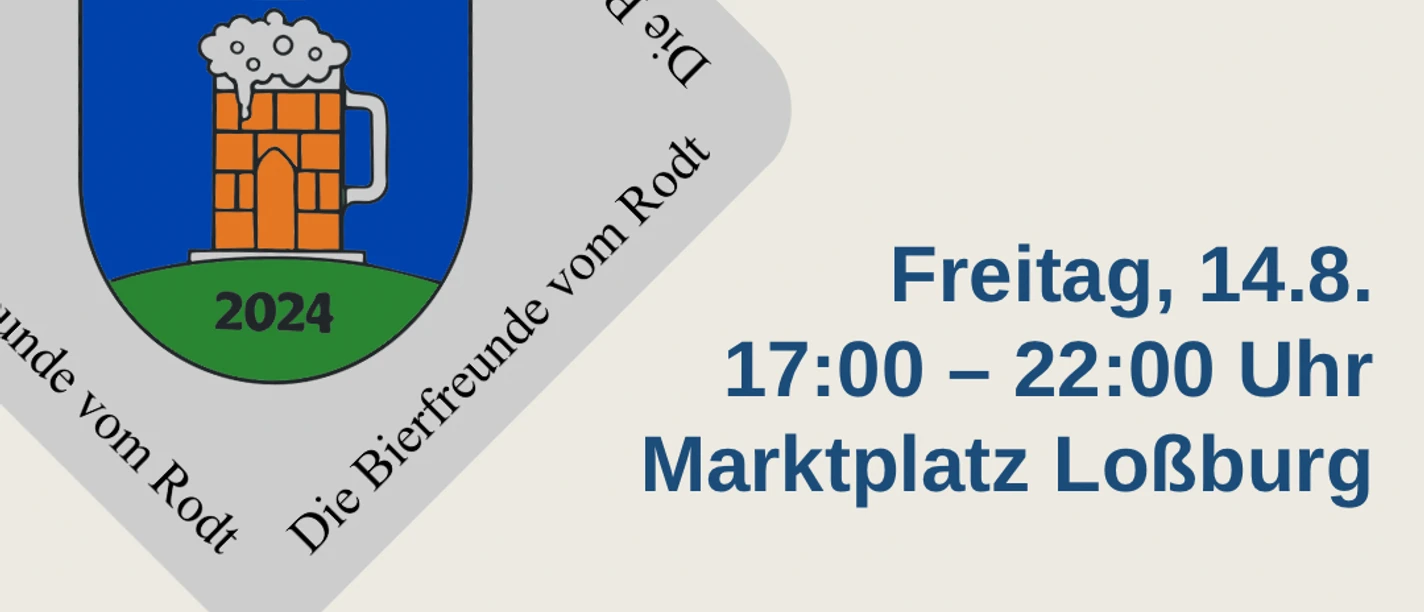 Lossburger Marktplatz Sommer