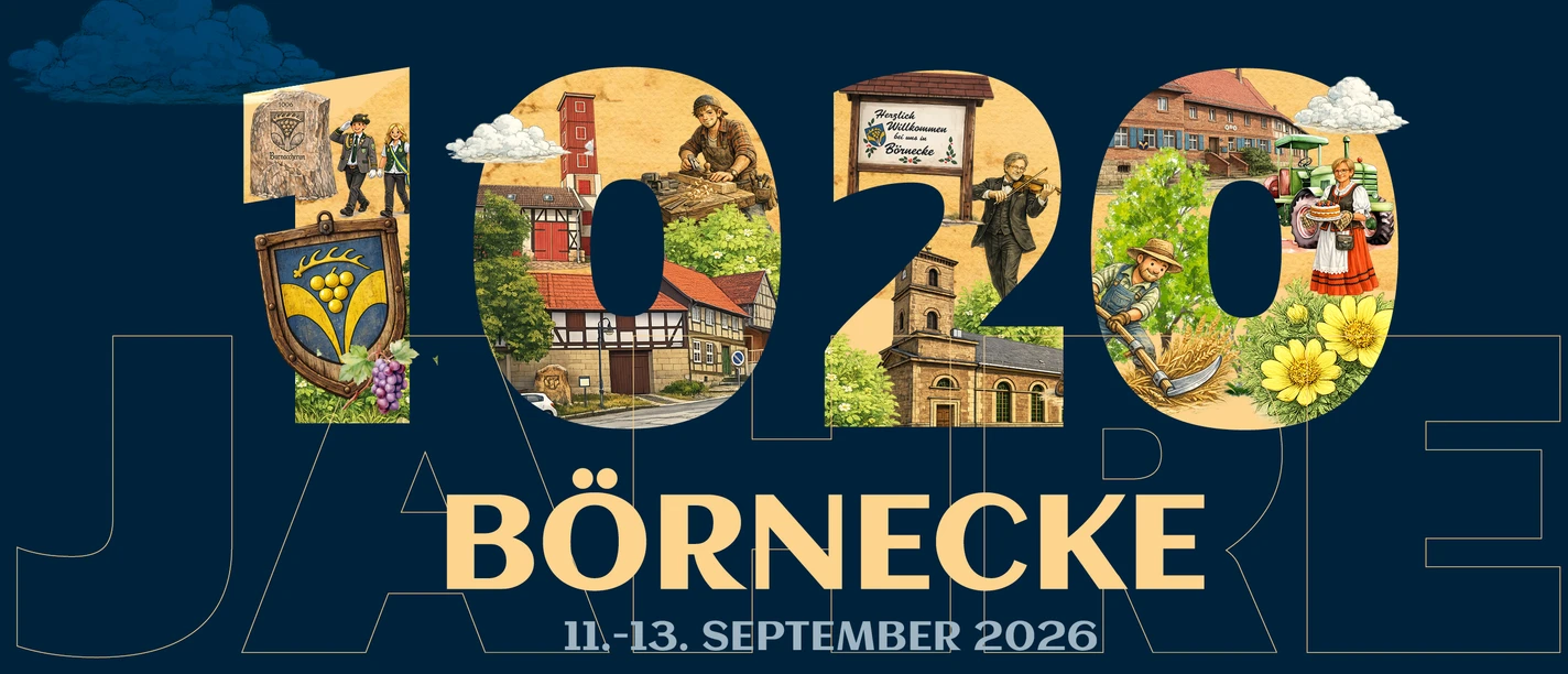 Plakat 1020 Jahre Börnecke