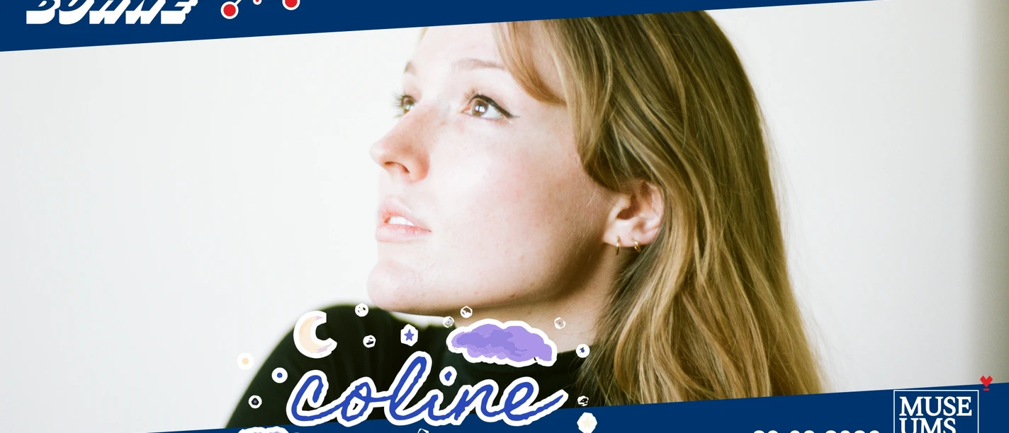 Porträt von Coline, die nachdenklich zur Seite blickt