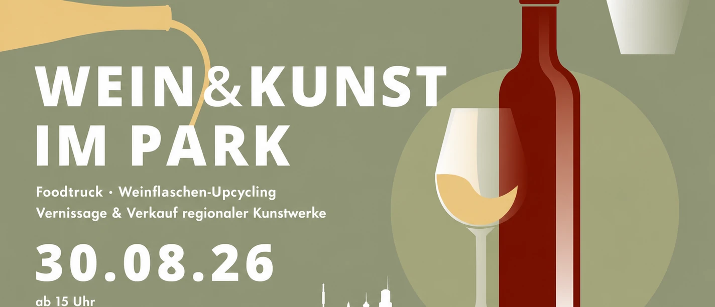 Wein und Kunst im Park