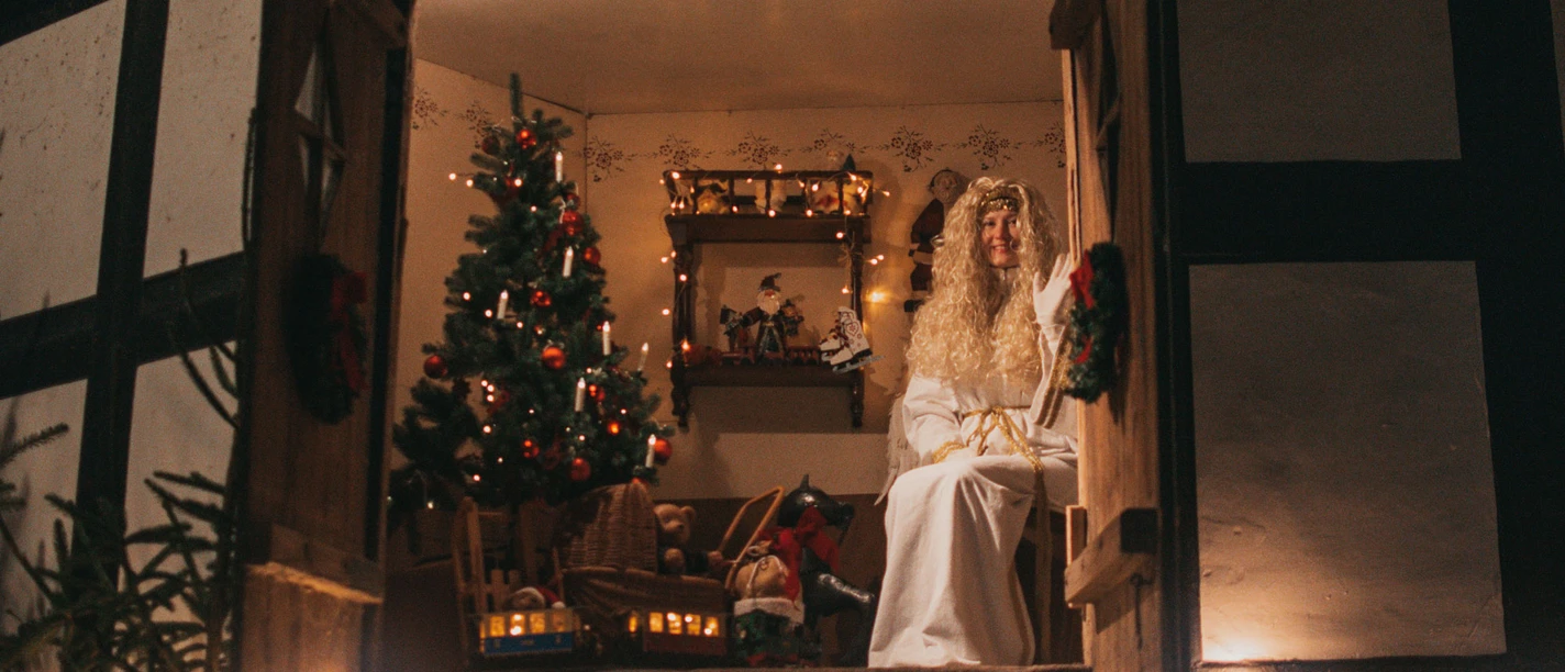Mit etwas Glück bekommen Besucher in Arfeld auch das Christkind zu Gesicht.