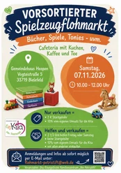 Spielzeugflohmarkt im Gemeindehaus in Heepen