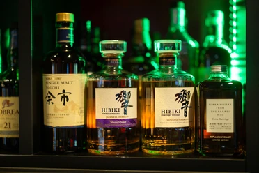 Ausgewählte Sorten in der Whisky-Lounge Willingen