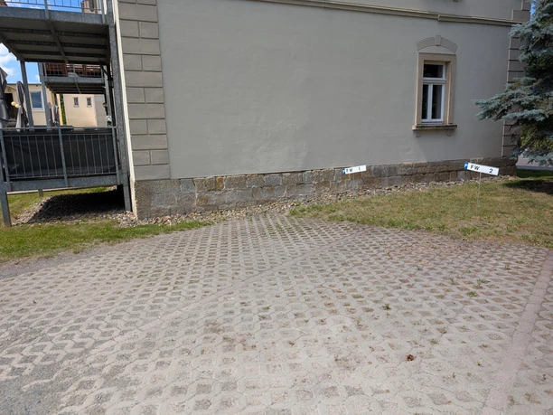 Parkplatz an der Ferienwohnung