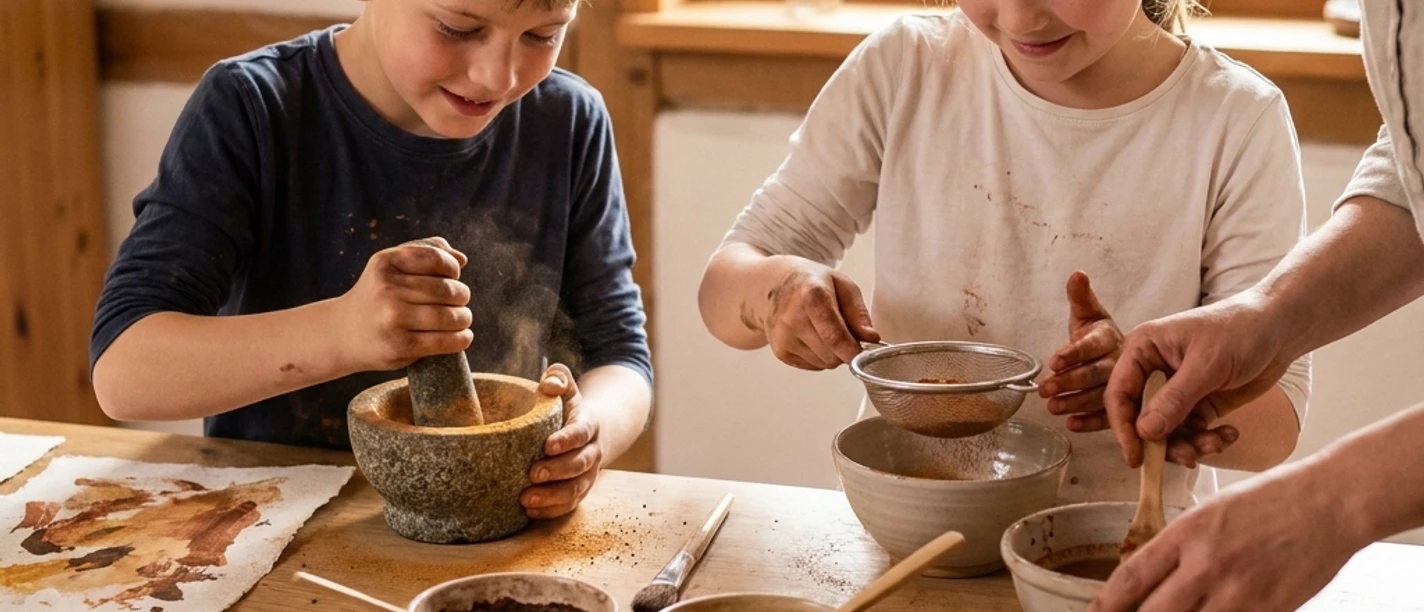 Kinder_Workshop_Malen mit Erdfarben_TOL_Frida-KI_CC0.png