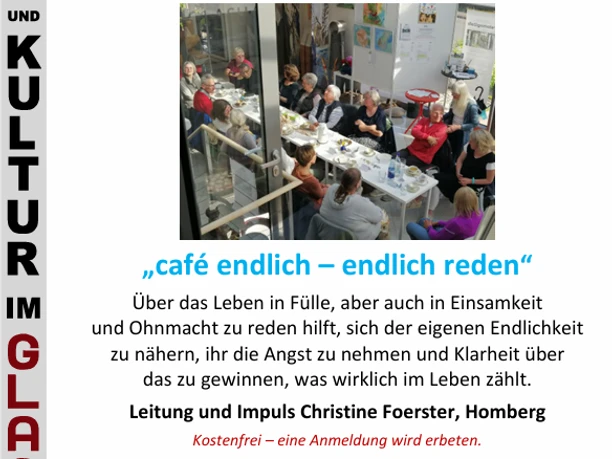 "GedenkMahl" im café endlich