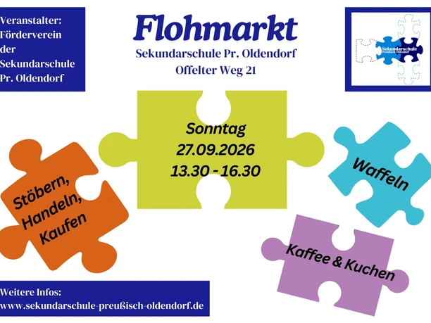 Plakat Flohmarkt 27.09.2026