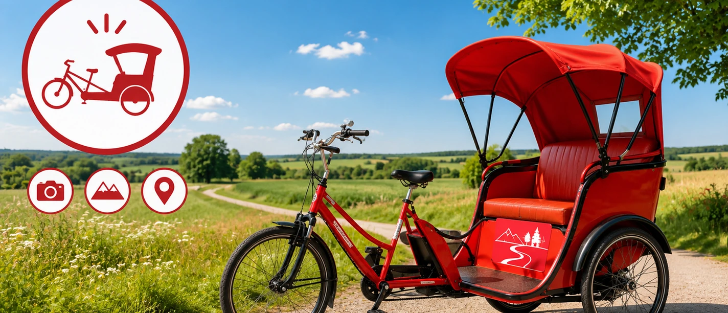 E-bike rickshaw | Sample image, AI-generated