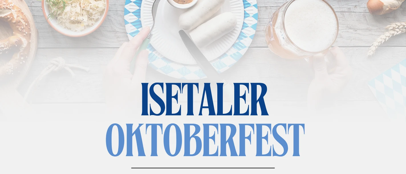 Weiß Blau Traditionell Stilvoll Oktober Fest Essen Gastronomie Instagram Post (132 x 98 mm).png