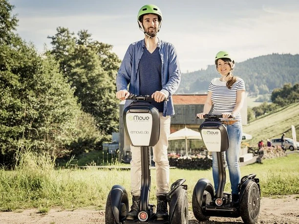 Segway fahren ist mit der Schwarzwald Plus Karte kostenlos.