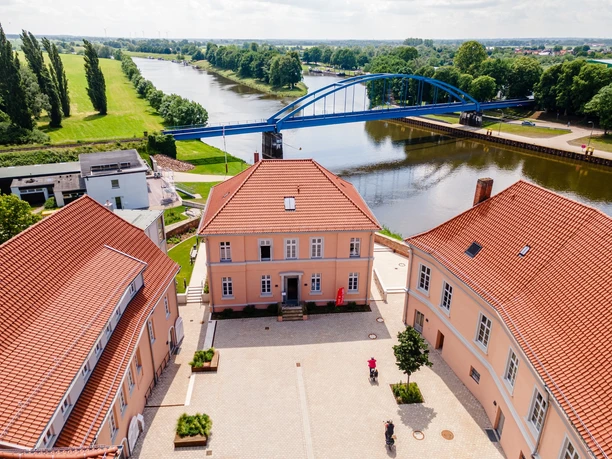 Schloss Hoya von oben