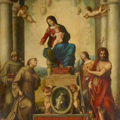 Die Madonna des heiligen Franziskus