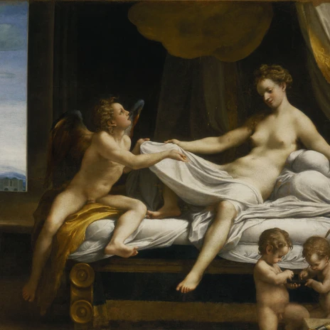 Danae, by Coreggio, housed in the Galleria Borghese in Rome
