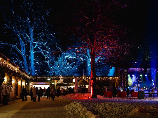 Winter im Park mit Christkindlmarkt Winter im Park mit Christkindlmarkt