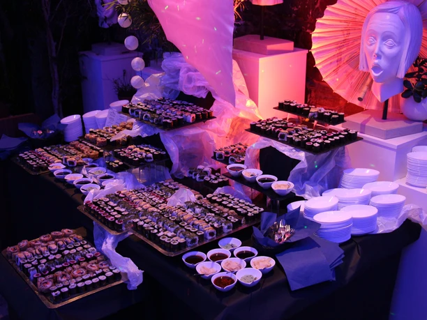 Sushi Buffet in der Eventlocation MORITZBASTEI - präsentiert vom Leipzig Convention Bureau