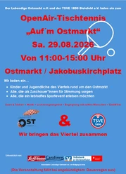 Tischtennis auf dem Ostmarkt