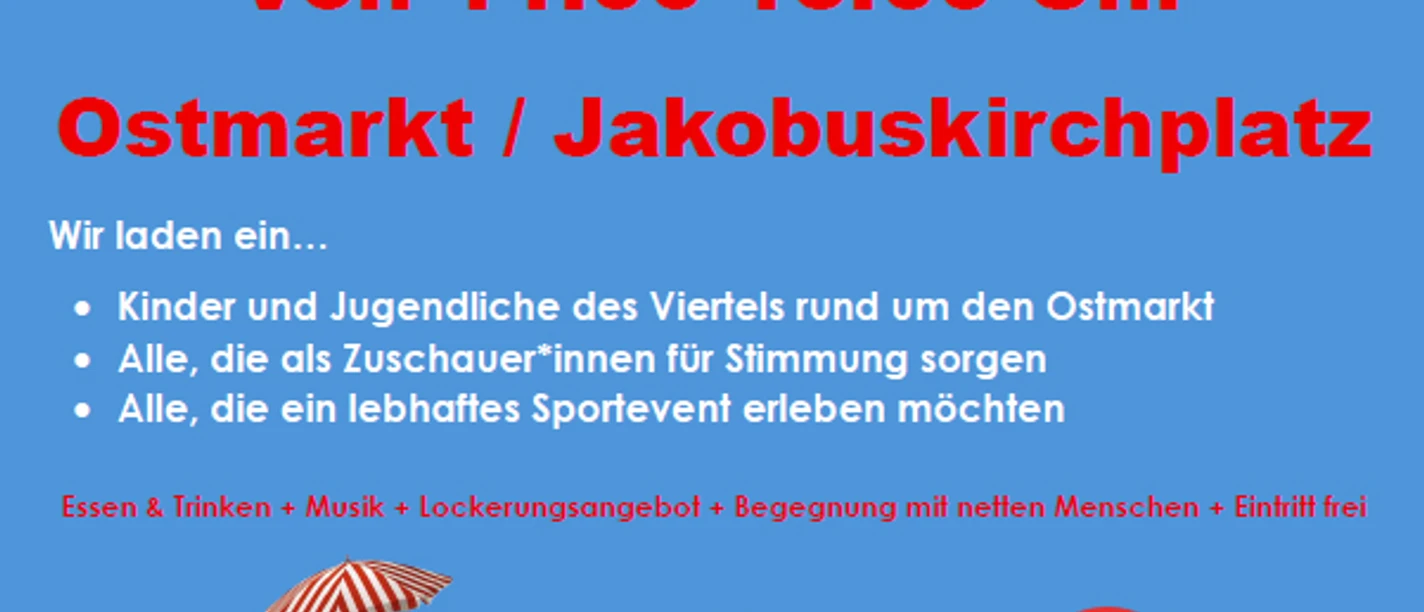 Tischtennis auf dem Ostmarkt