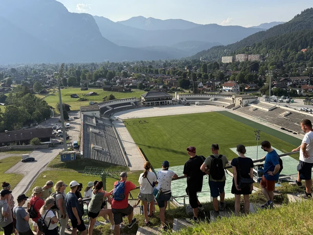 Blick ins Skistadion Blick ins Skistadion