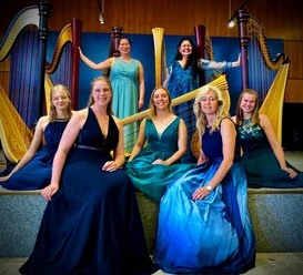 Harfenensemble in der St. Liborius Kirche in Bremervörde zu Gast