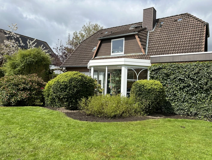 Haus mit Wintergarten