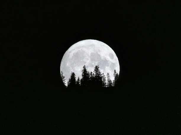 Vollmond in Escholzmatt-Marbach, Foto: Benedikt Meier