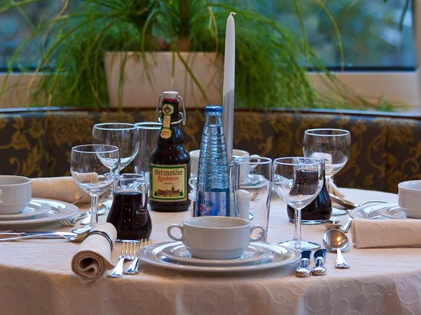 Gedeckter Tisch im Gästehaus Havergoh