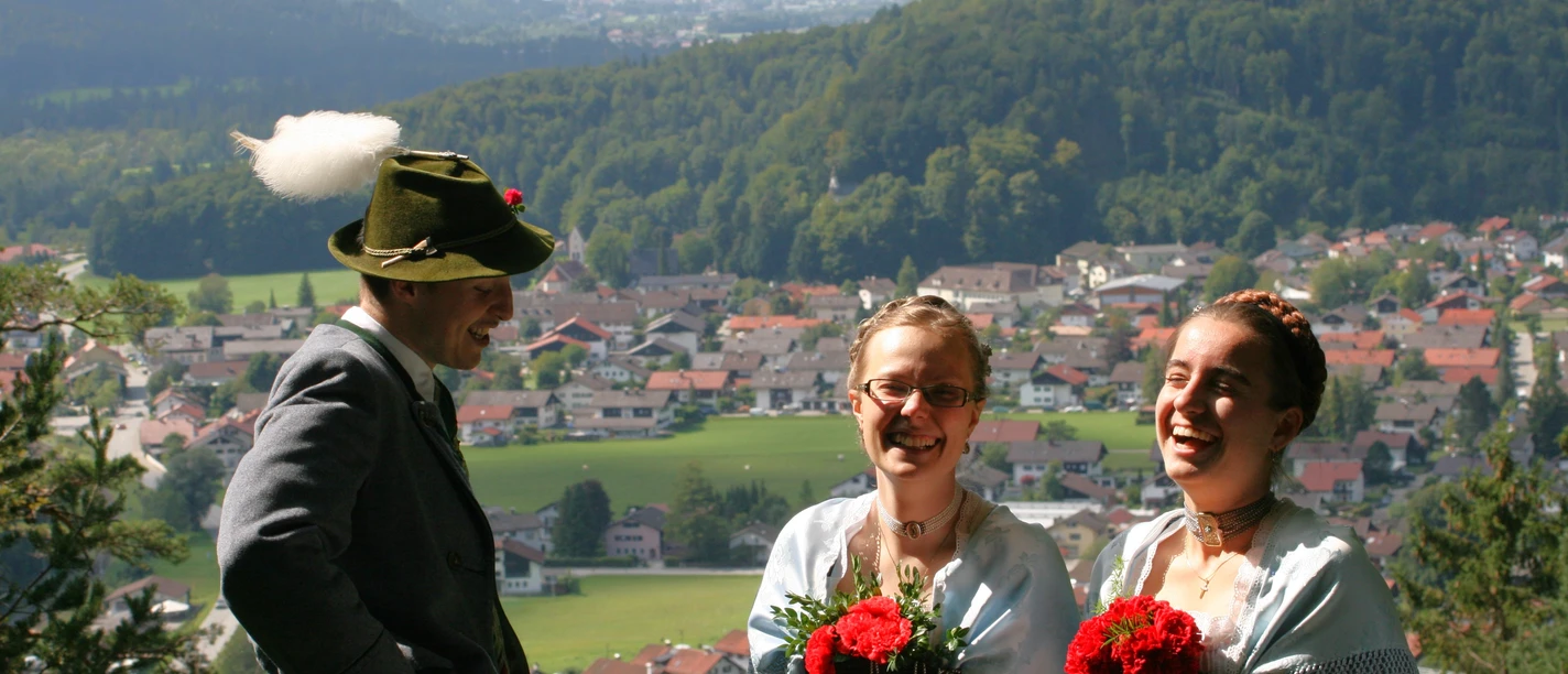 Mitglieder Trachtenverein Oberau