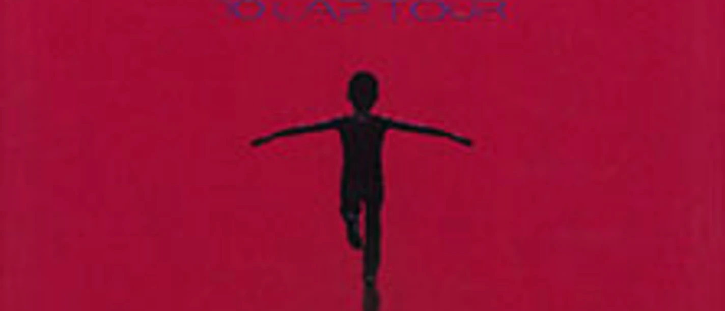 Rotes Cover mit blauem Godspeed-Schriftzug und schwarzer Silhouette mit ausgebreiteten Armen