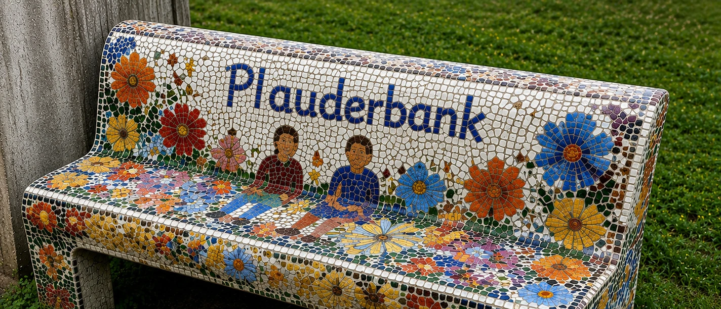 Plauderbank Bild Ki generiert
