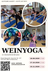 Impressionen vom Weinyoga